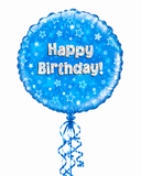 Happy Birthday 18inch Balloon (Pink/Blue)