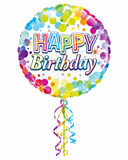 Rainbow Happy Birthday 18inch Balloon