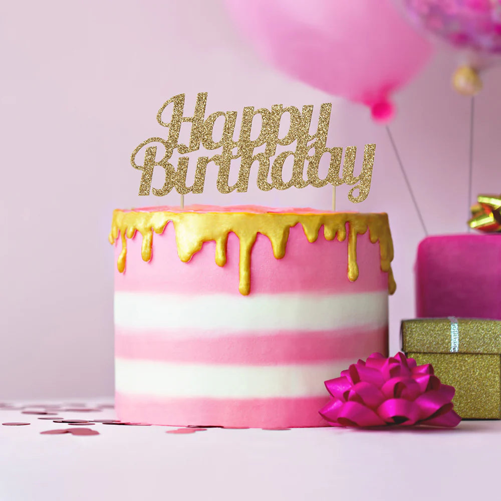Cake Topper - Gold