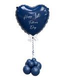 1st Father's Day 36 Inch Heart Balloon Display
