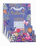 Happy Birthday Floral 3D Pop Up Birthday Card