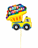 Dump Truck Supershape Balloon
