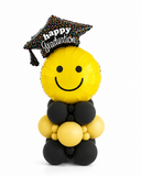 Graduation Smiley Face Balloon Stack