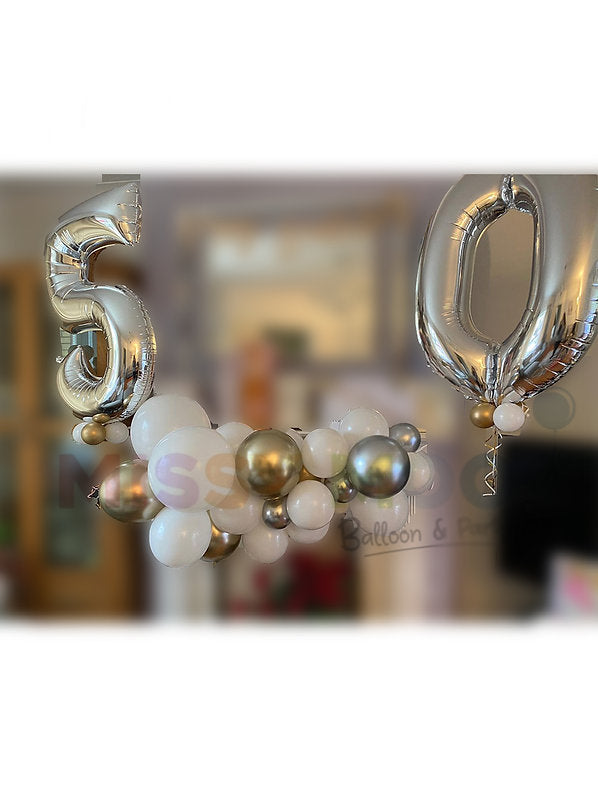 Inflated Balloon Garlands 1m or 2m