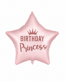 18in Happy Birthday Star Foil Balloon