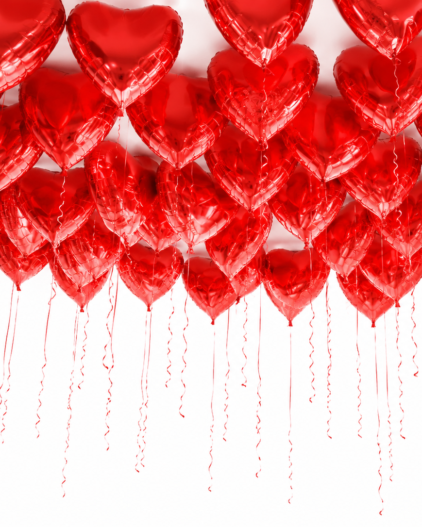 Valentines Ceiling Balloons