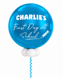 Personalised Back to School Orb Balloon