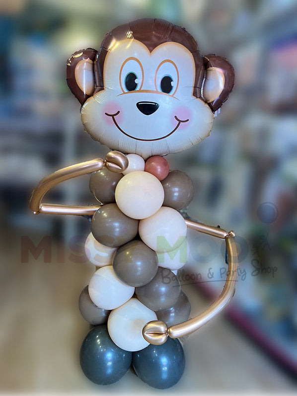 Monkey Balloon Stand Up Display