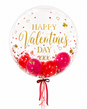 Valentines Confetti Bubble Balloon