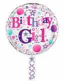 Happy Birthday 18inch Balloon (Pink/Blue)