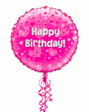 Happy Birthday 18inch Balloon (Pink/Blue)