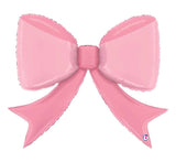 44in PRETTY PINK BOW FOIL BALLOON