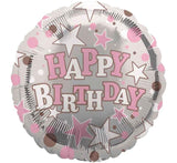 18in HAPPY BIRTHDAY FEMALE FOIL BALLOON