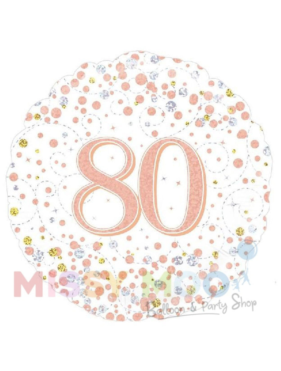 Rose Gold Sparkling Fizz Foil Balloon (Ages 16-90)