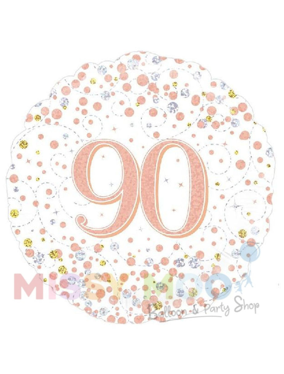 Rose Gold Sparkling Fizz Foil Balloon (Ages 16-90)