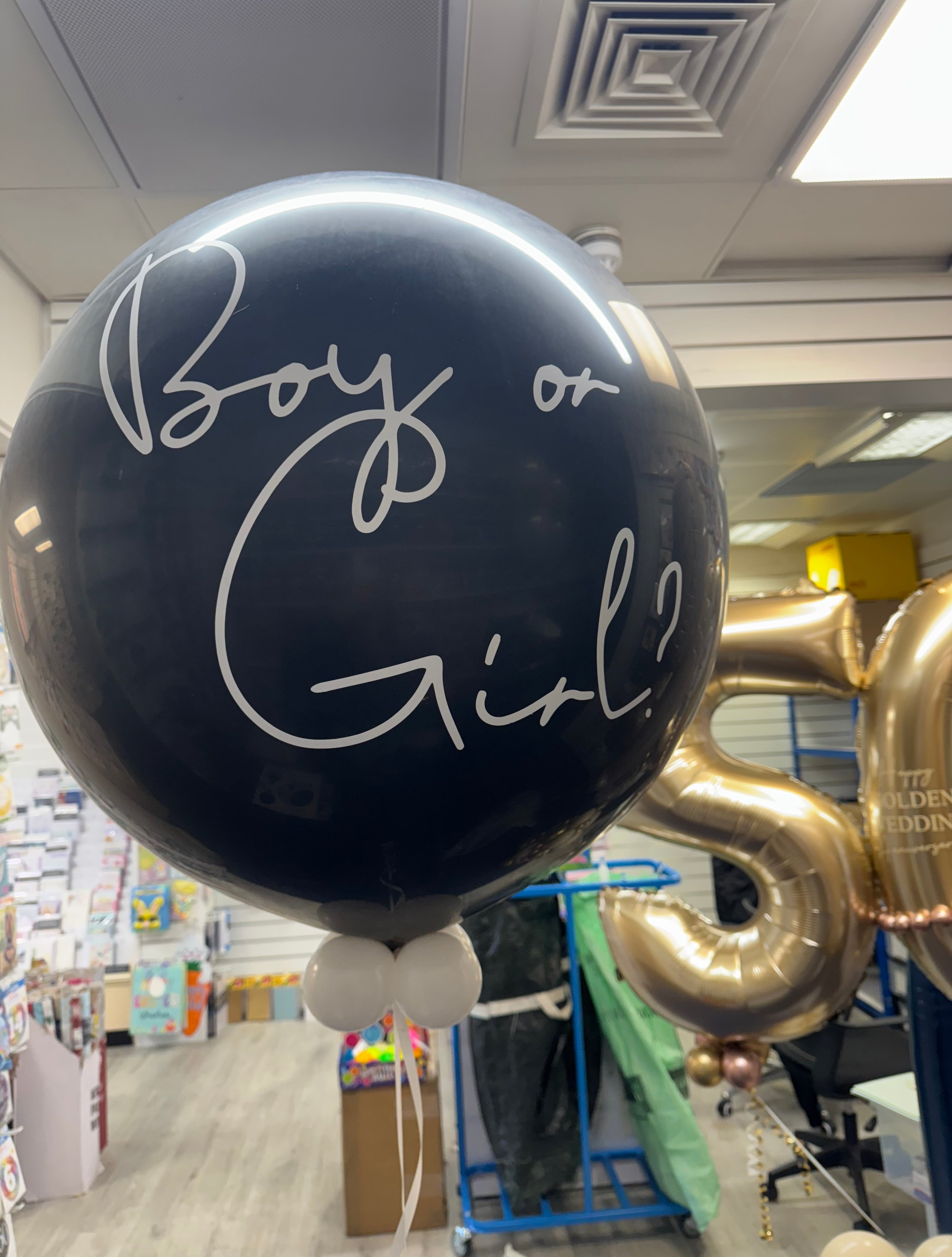 Large Gender Reveal Pop Balloon