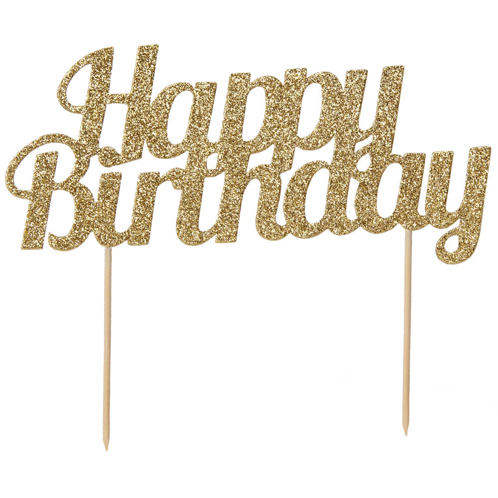 Cake Topper - Gold