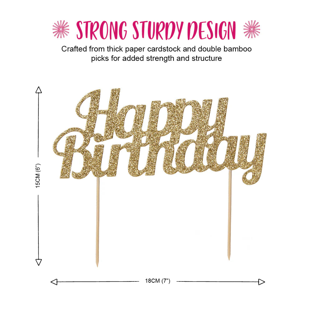 Cake Topper - Gold