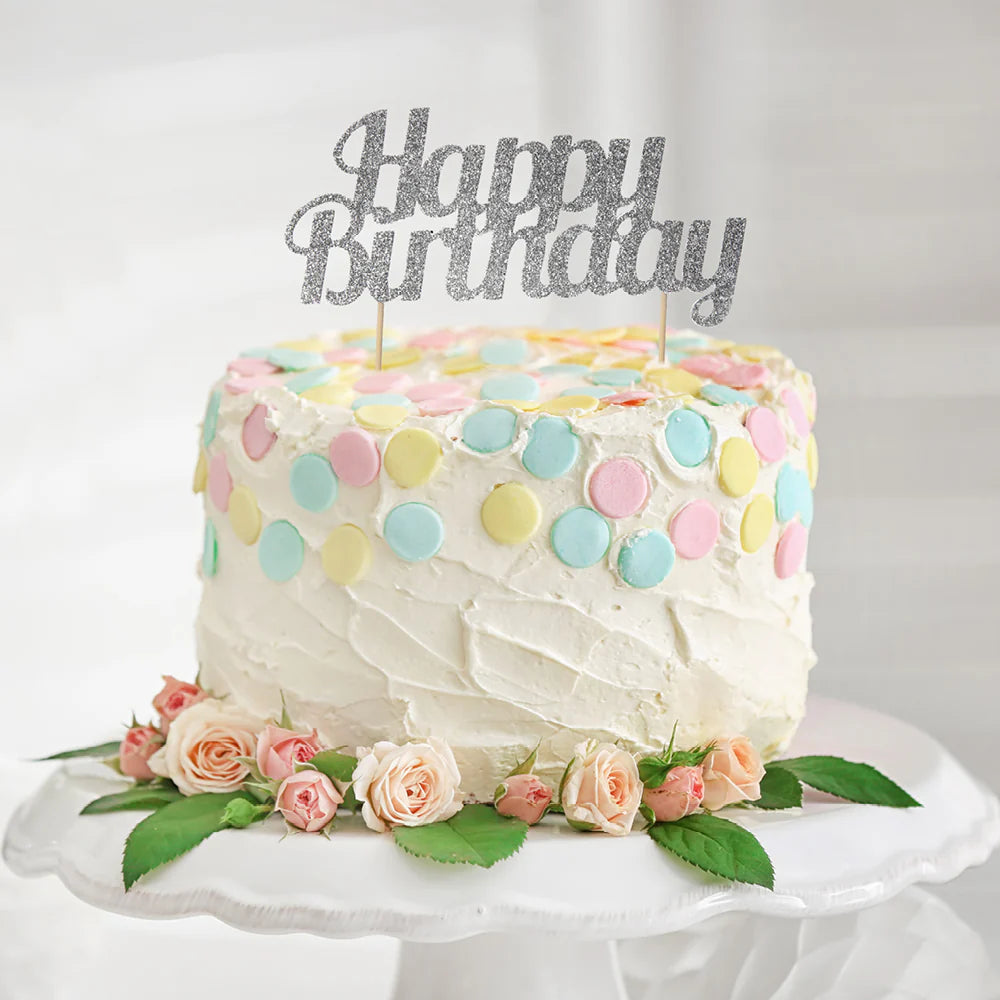 Cake Topper - Silver