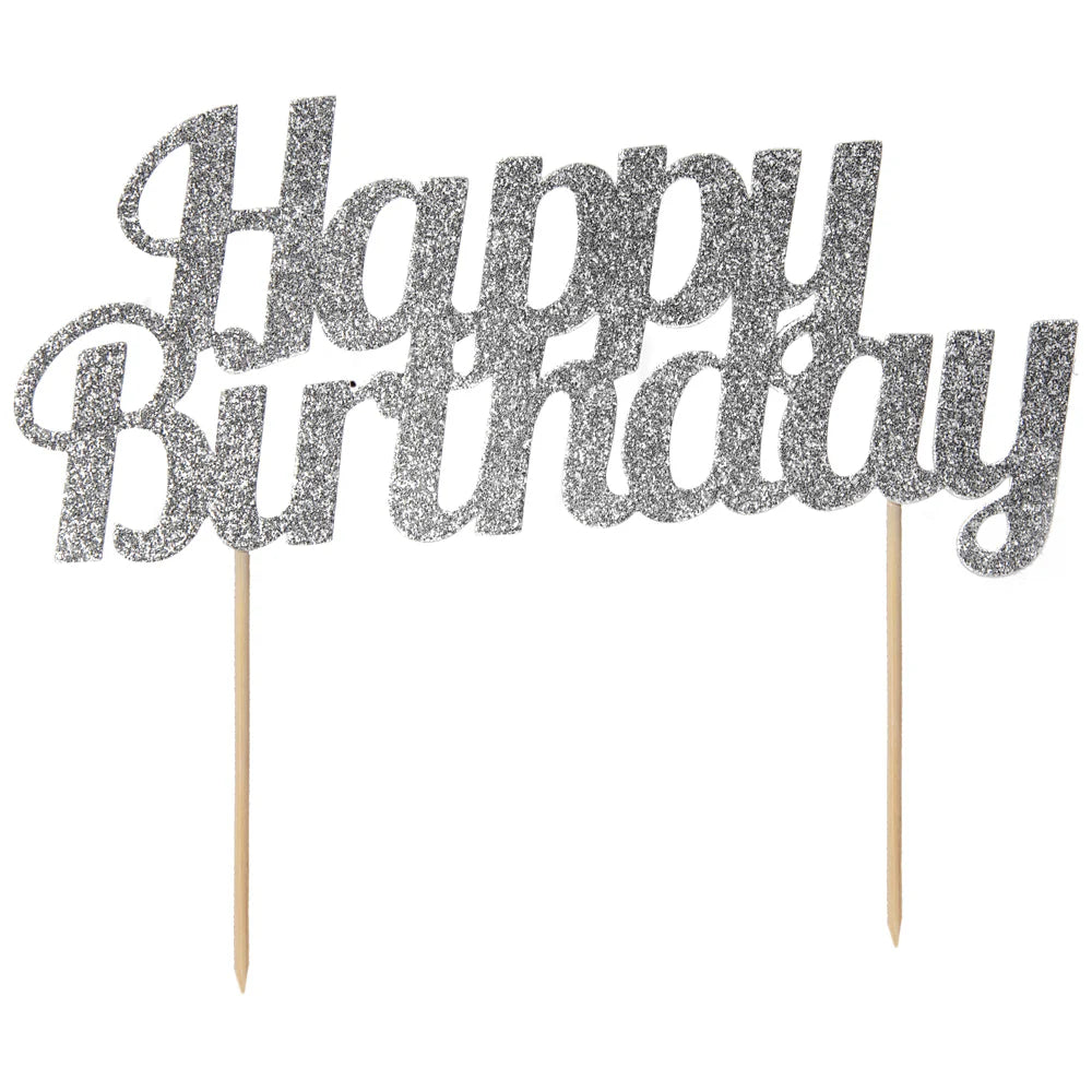 Cake Topper - Silver