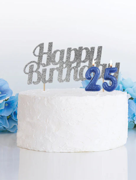 Cake Topper - Silver