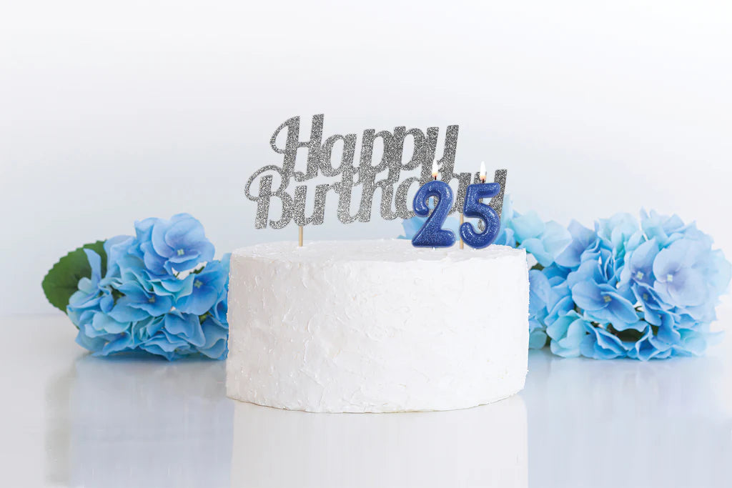 Cake Topper - Silver