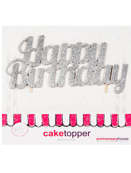 Cake Topper - Silver