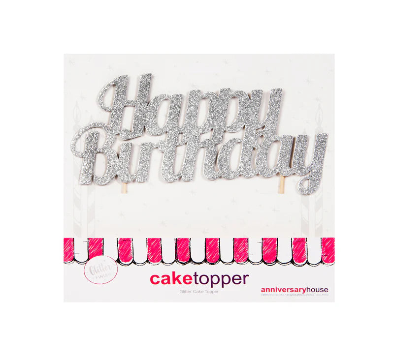 Cake Topper - Silver