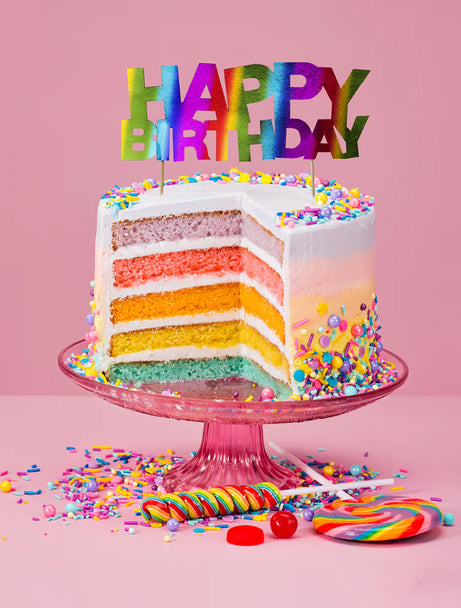 Cake Topper - Rainbow