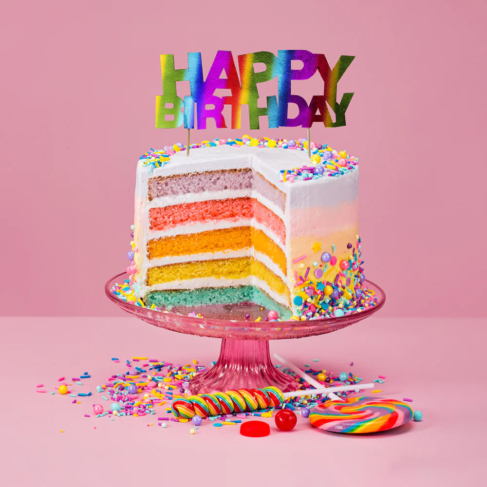 Cake Topper - Rainbow