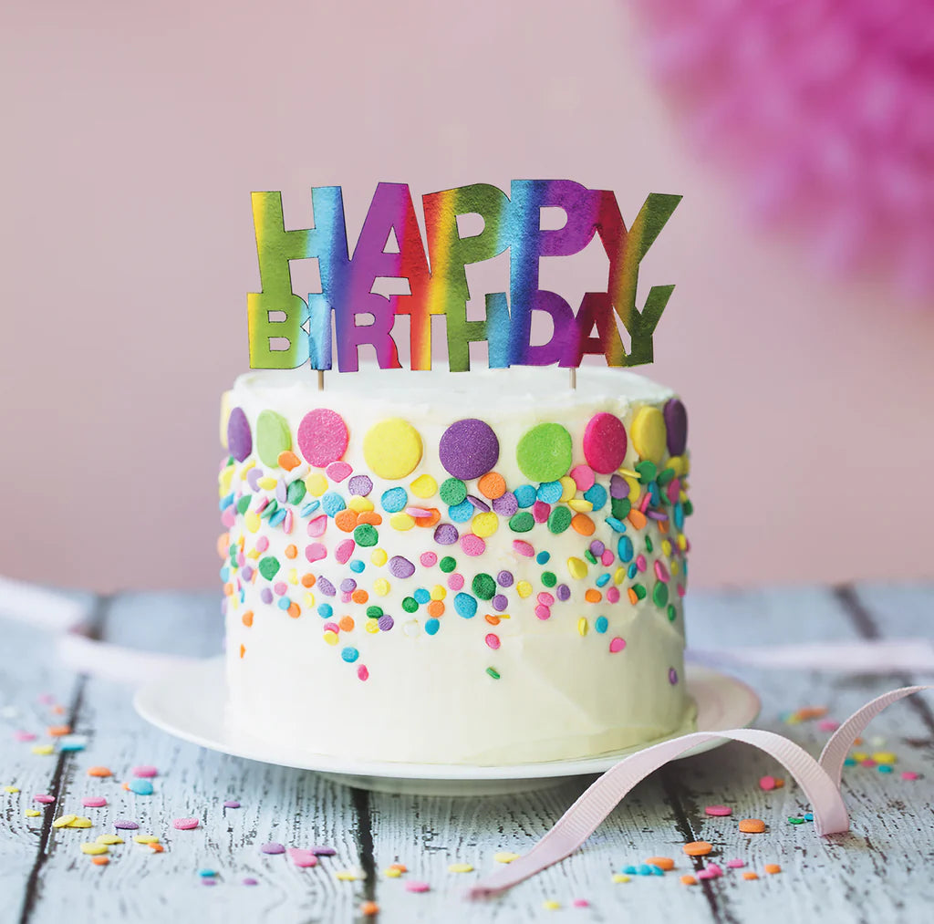 Cake Topper - Rainbow