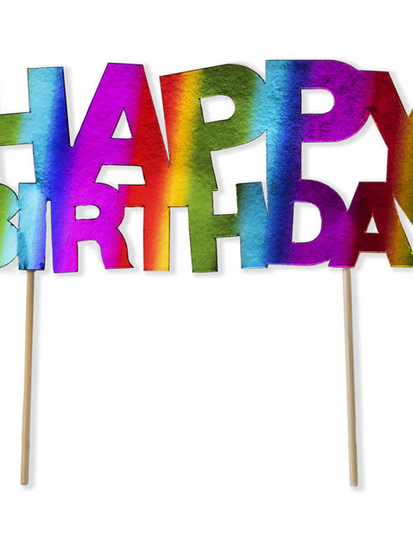 Cake Topper - Rainbow