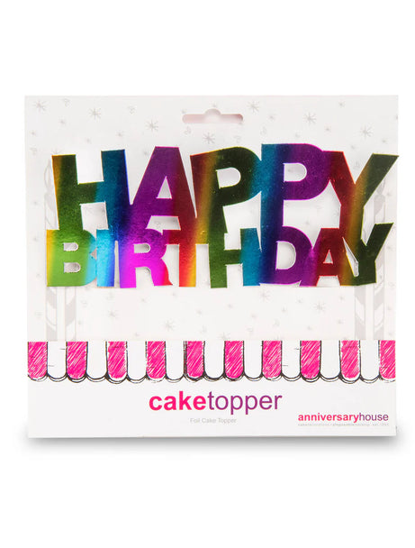 Cake Topper - Rainbow