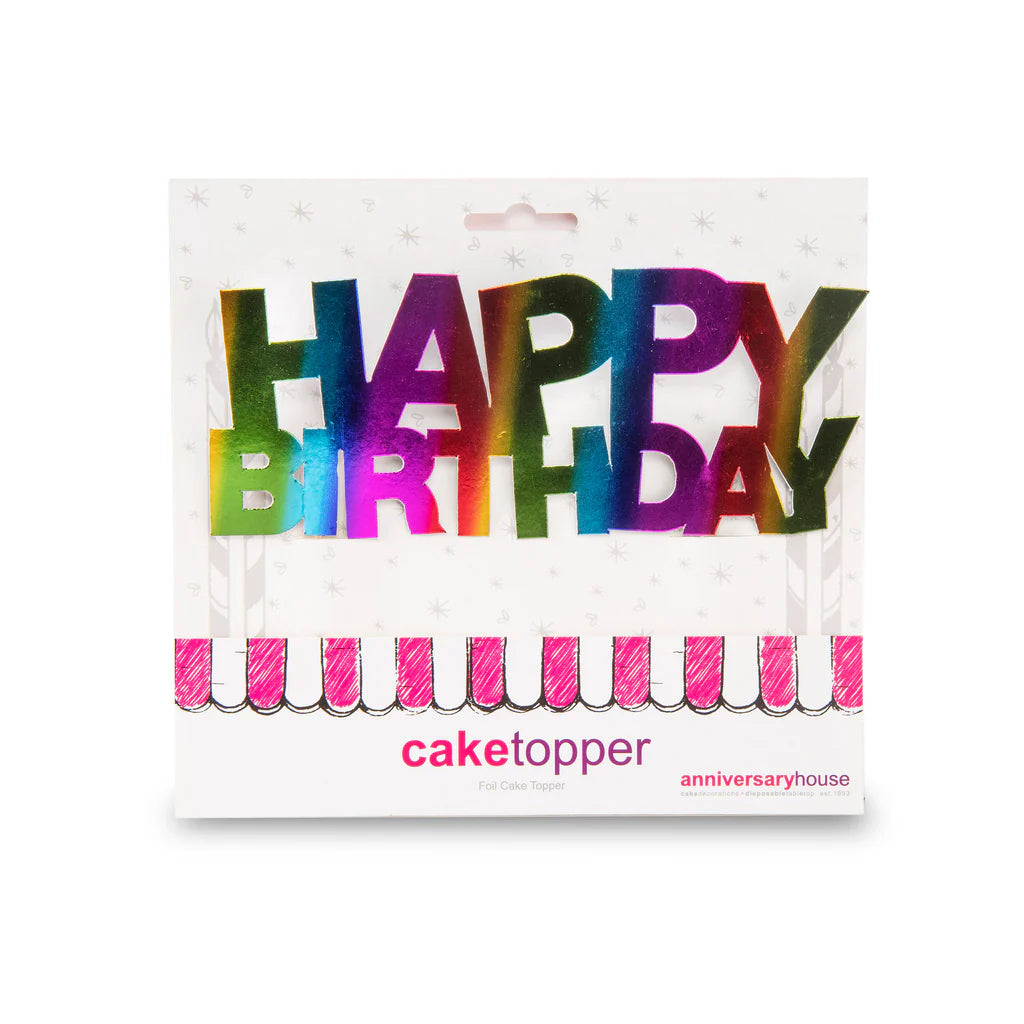 Cake Topper - Rainbow