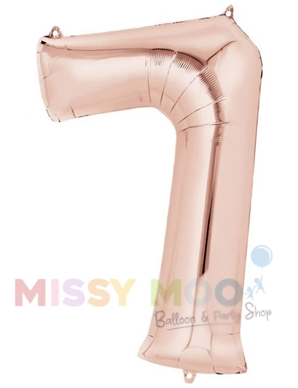 Rose Gold Big Numbers on Base 0-9