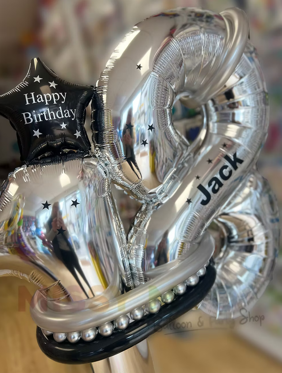 Double Number Stand Up - Classic Design