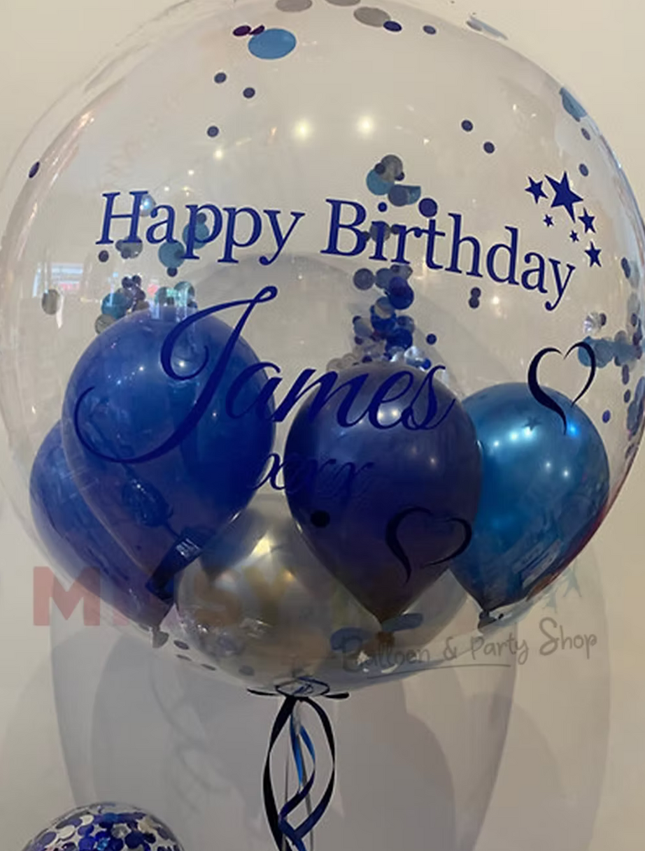 Confetti Bubble Balloon's - Choice of Colours