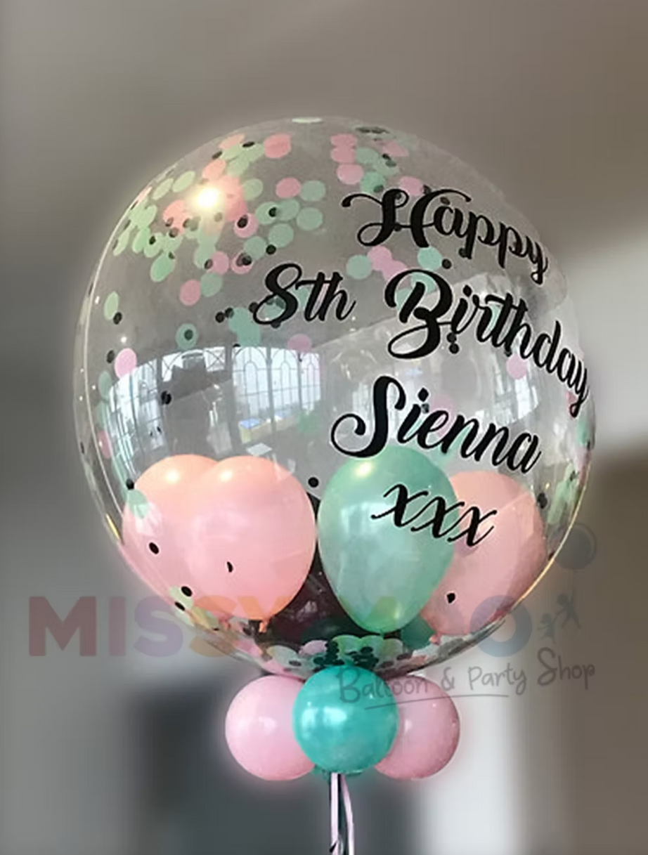 Confetti Bubble Balloon's - Choice of Colours