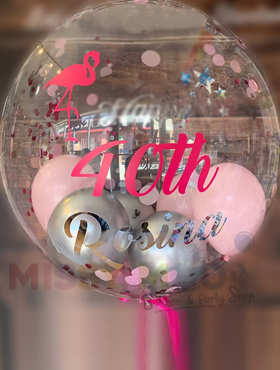 Confetti Bubble Balloon's - Choice of Colours