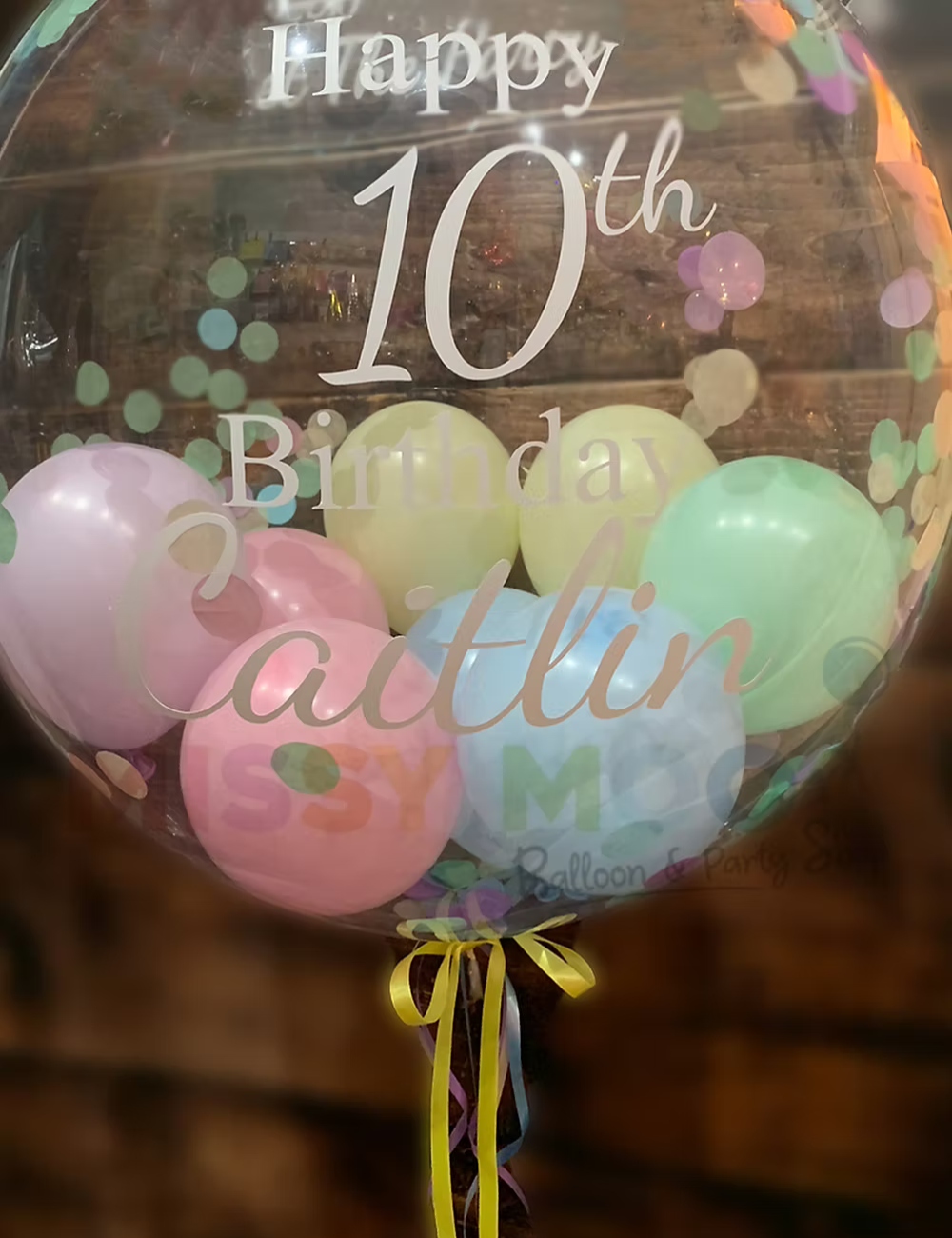 Confetti Bubble Balloon's - Choice of Colours