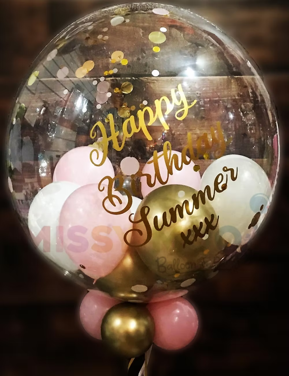 Confetti Bubble Balloon's - Choice of Colours