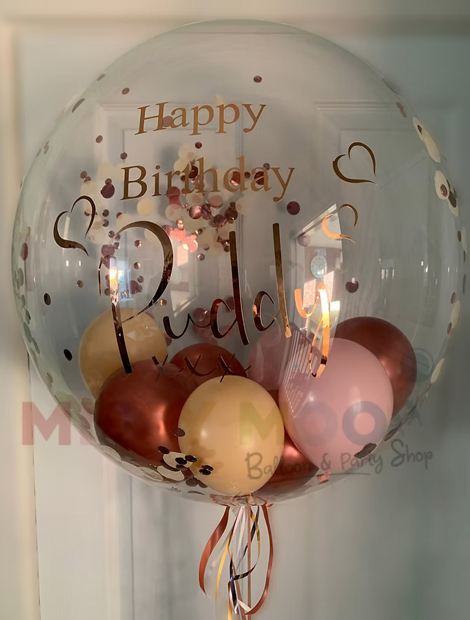 Confetti Bubble Balloon's - Choice of Colours