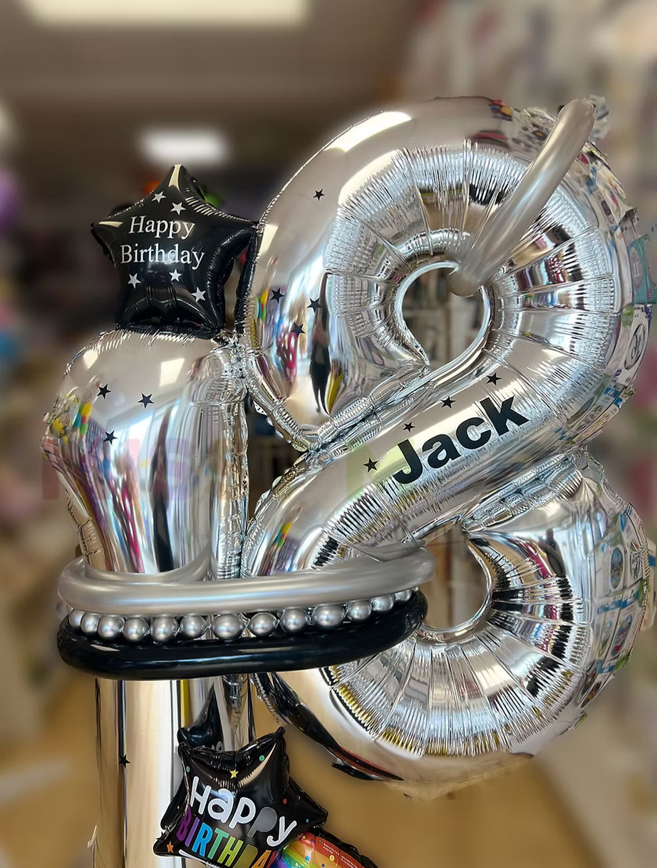 Double Number Stand Up - Classic Design