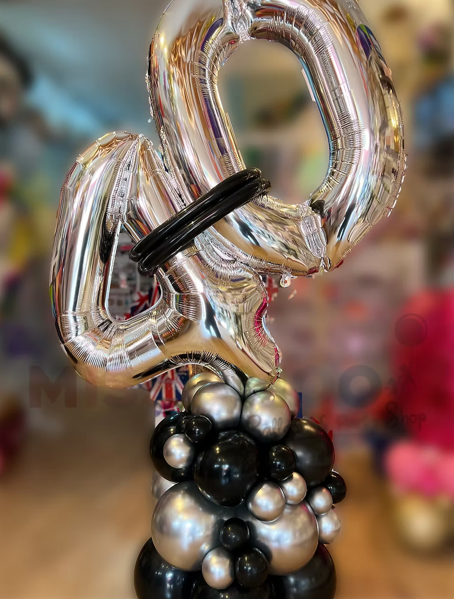 Double Number Stand Up - Classic Design