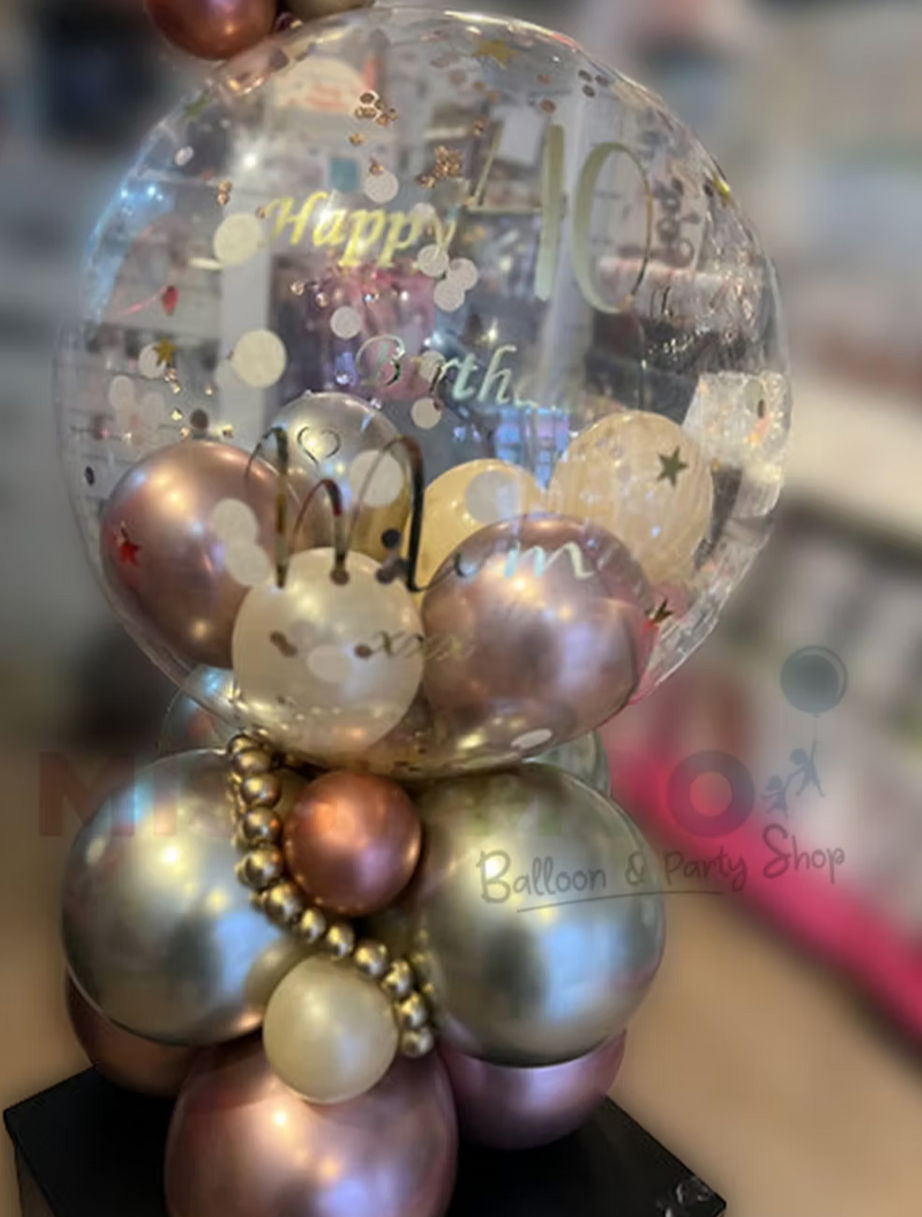 Rose Gold Chrome Bubble