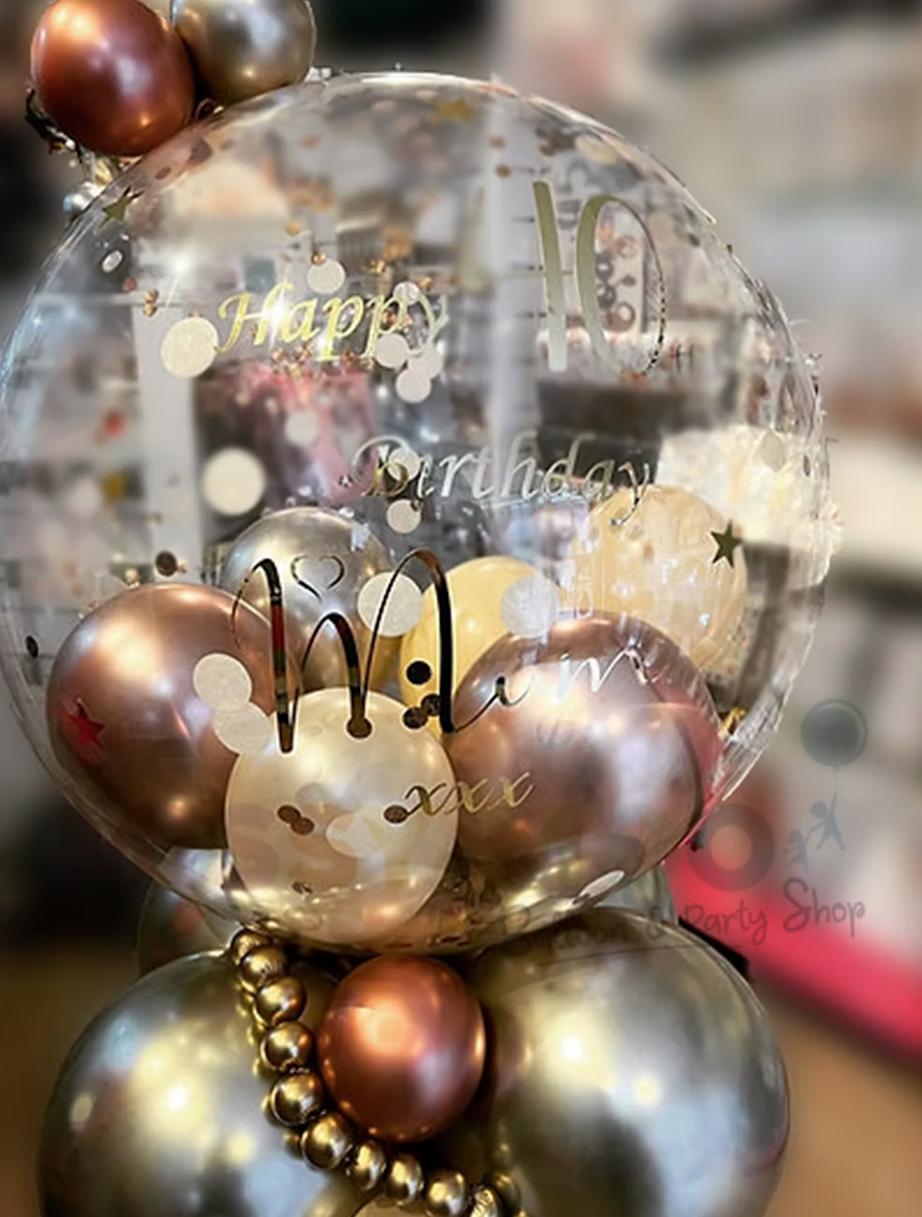 Rose Gold Chrome Bubble