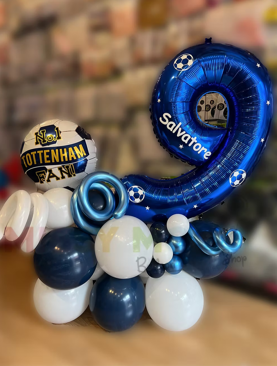 Football Luxury Big Number Display (Pick your team)