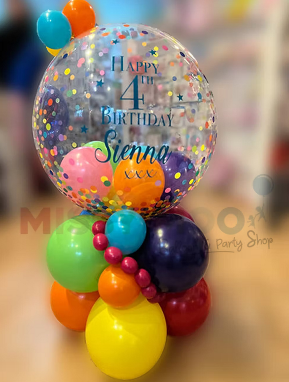 Rainbow Personalised Bubble