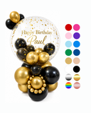 Personalised Bubble Balloon Stack (Any Colour)