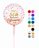 Personalised Bubble Balloon (Choose Colours)